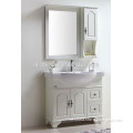 Mirrored Cabinets Type and Plywood Carcase Material pine wood bathroom cabinet